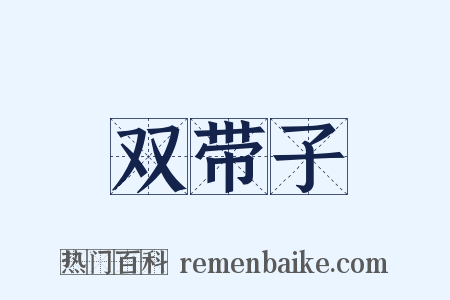 双带子是什么意思的图片